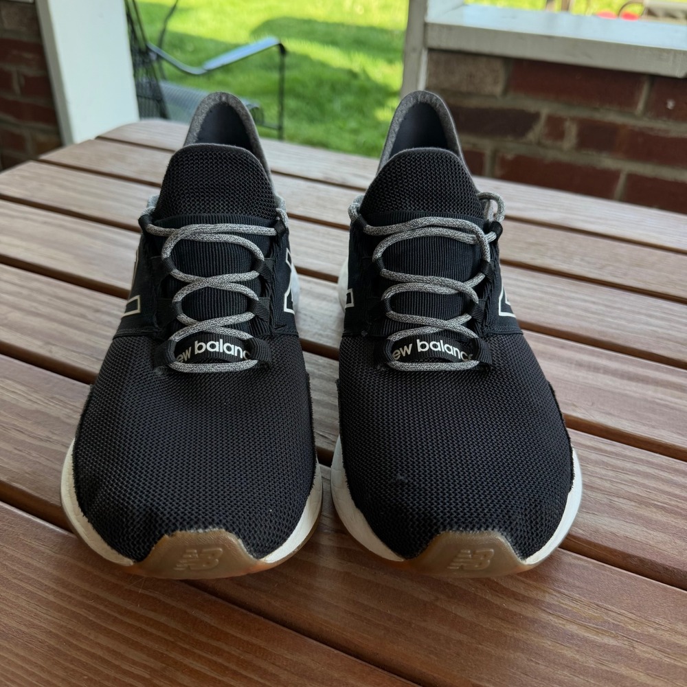 New Balance Fresh Foam Roav Mens Running Shoes Black White Gum MROAVTK Size 10.5 - Picture 8 of 13